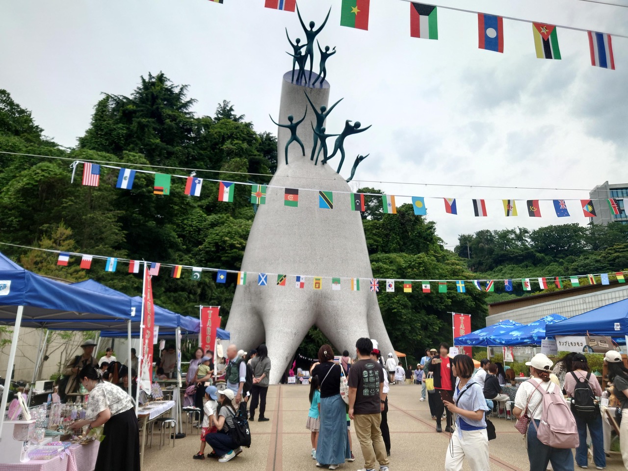 国際交流イベントとアートイベントのコラボ開催