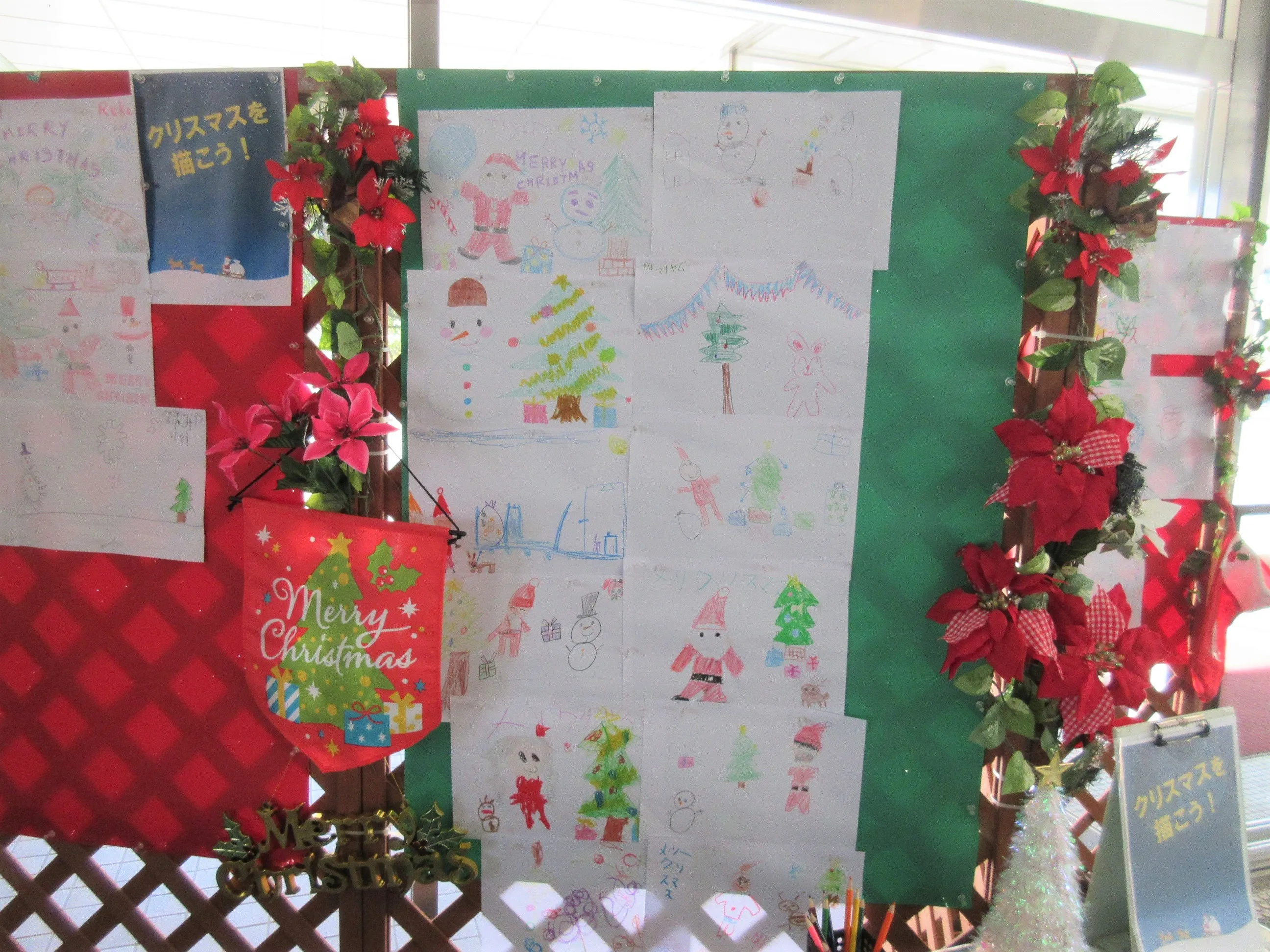 ロビー装飾＿クリスマス・お正月