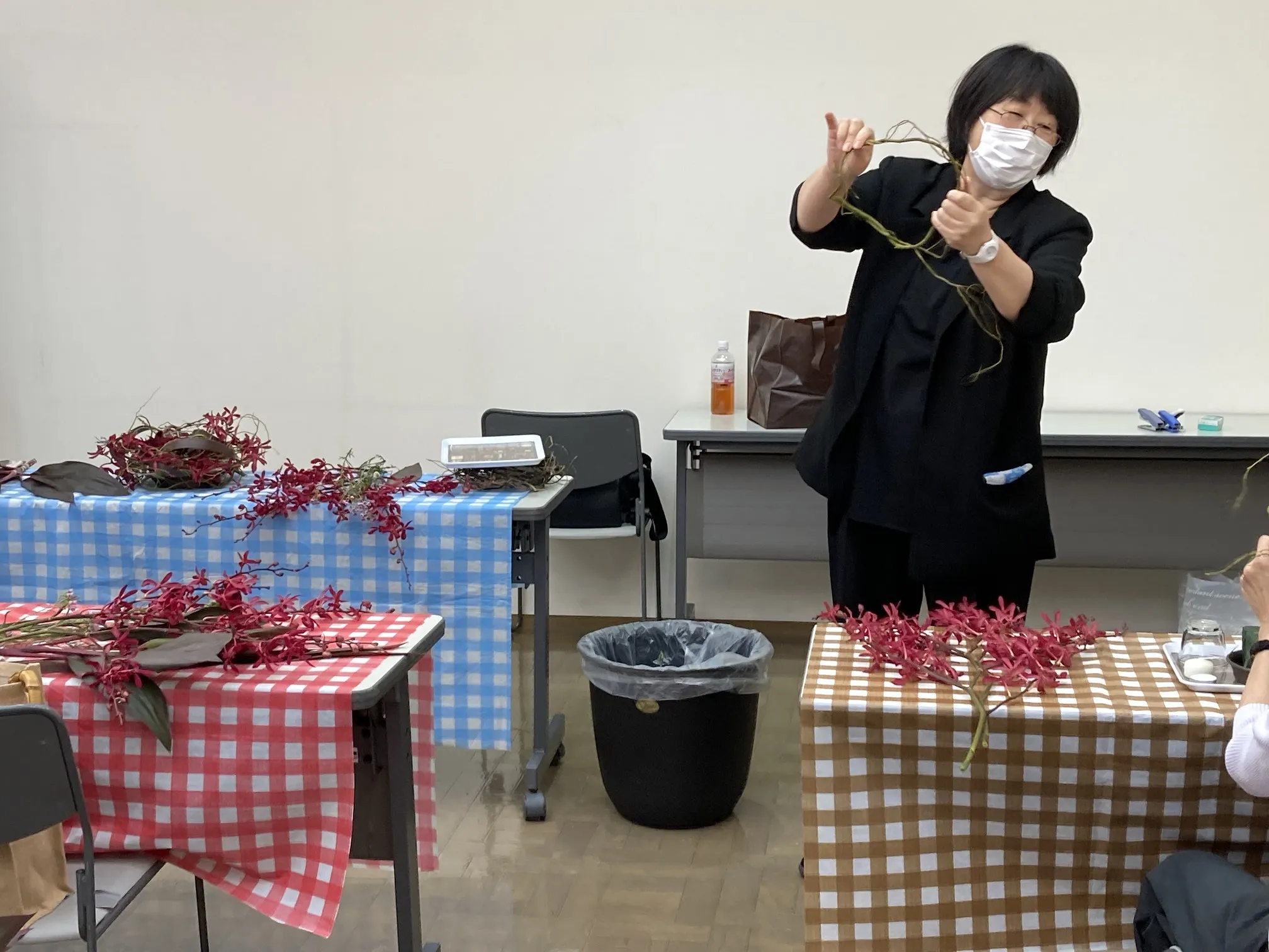 秋の夜長に灯す  キャンドルアレンジメント講習