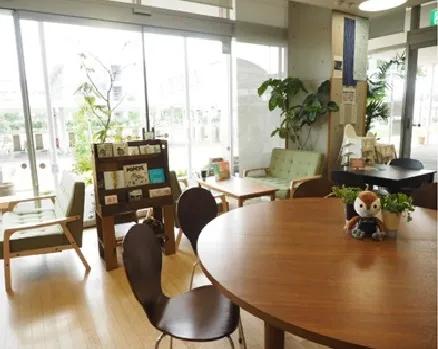 宇都宮南図書館内のカフェ『ラウハ・クッカ』