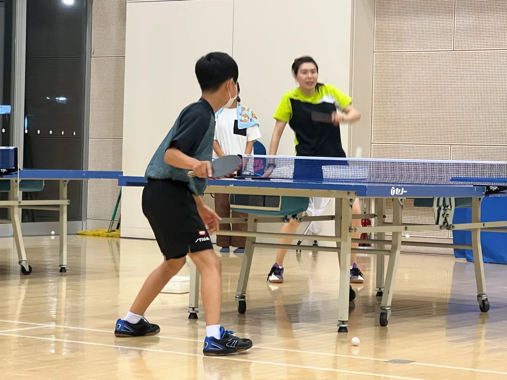 施設主催「馮先生の卓球教室」