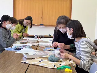 小物ニットくらぶ（うさぎのモチーフをつくってみよう）