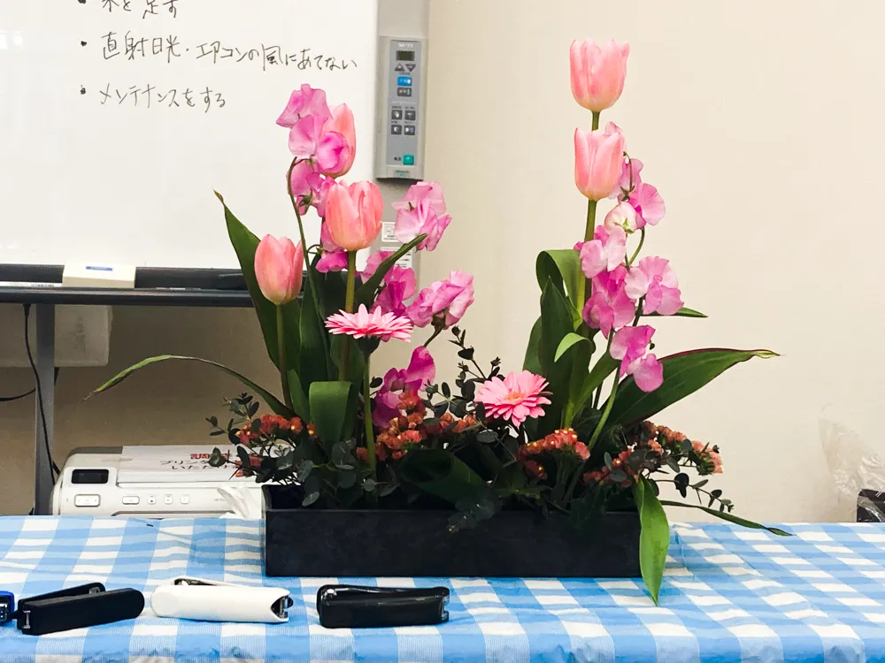 スプリングフラワーガーデンアレンジメント講座