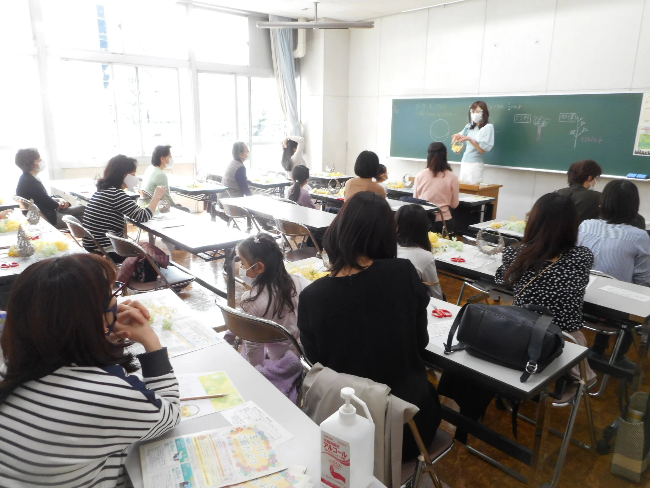 プリザーブドフラワー教室に参加して