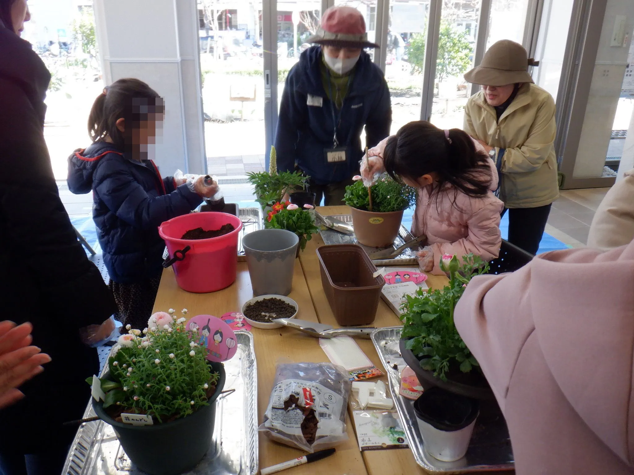 春の花苗販売＆季節の寄せ植え体験